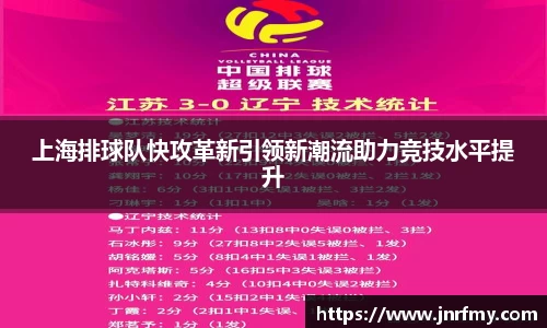 上海排球队快攻革新引领新潮流助力竞技水平提升